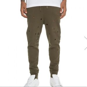 MENS distressed jogger set